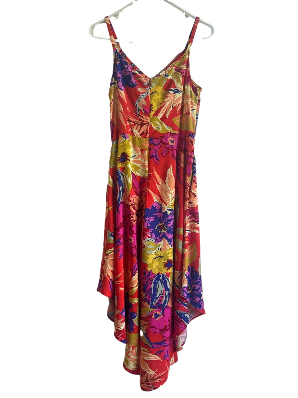 MSK Tie Front Tropical Romper - Picture 10 of 10